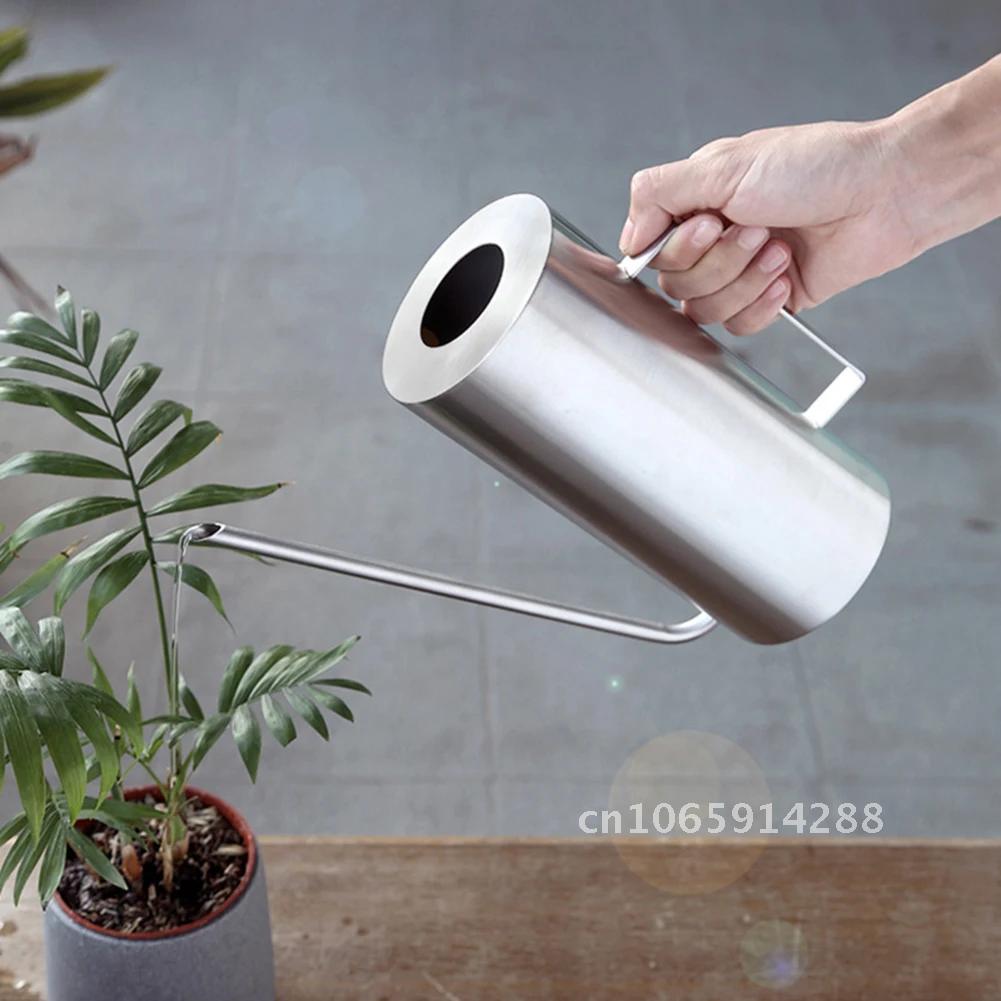 Watering Can Long Spout - Regador de Aço Inoxidável para Plantas