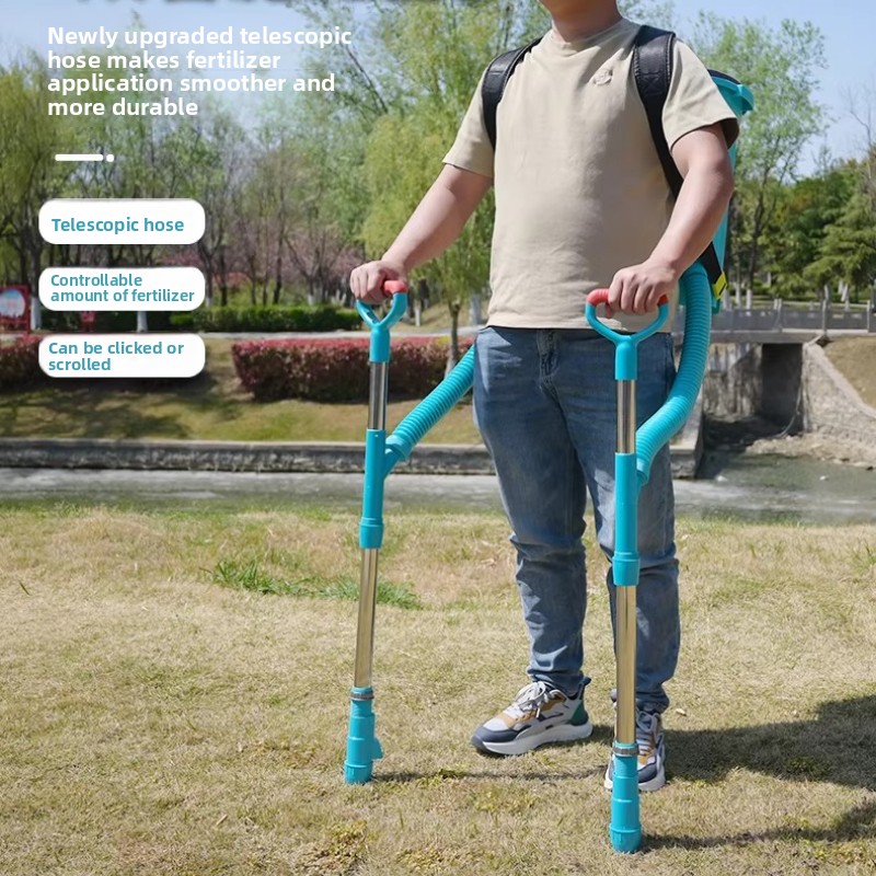 Grass Seed Spreader - Aplicador Manual de Fertilizante para Milho,