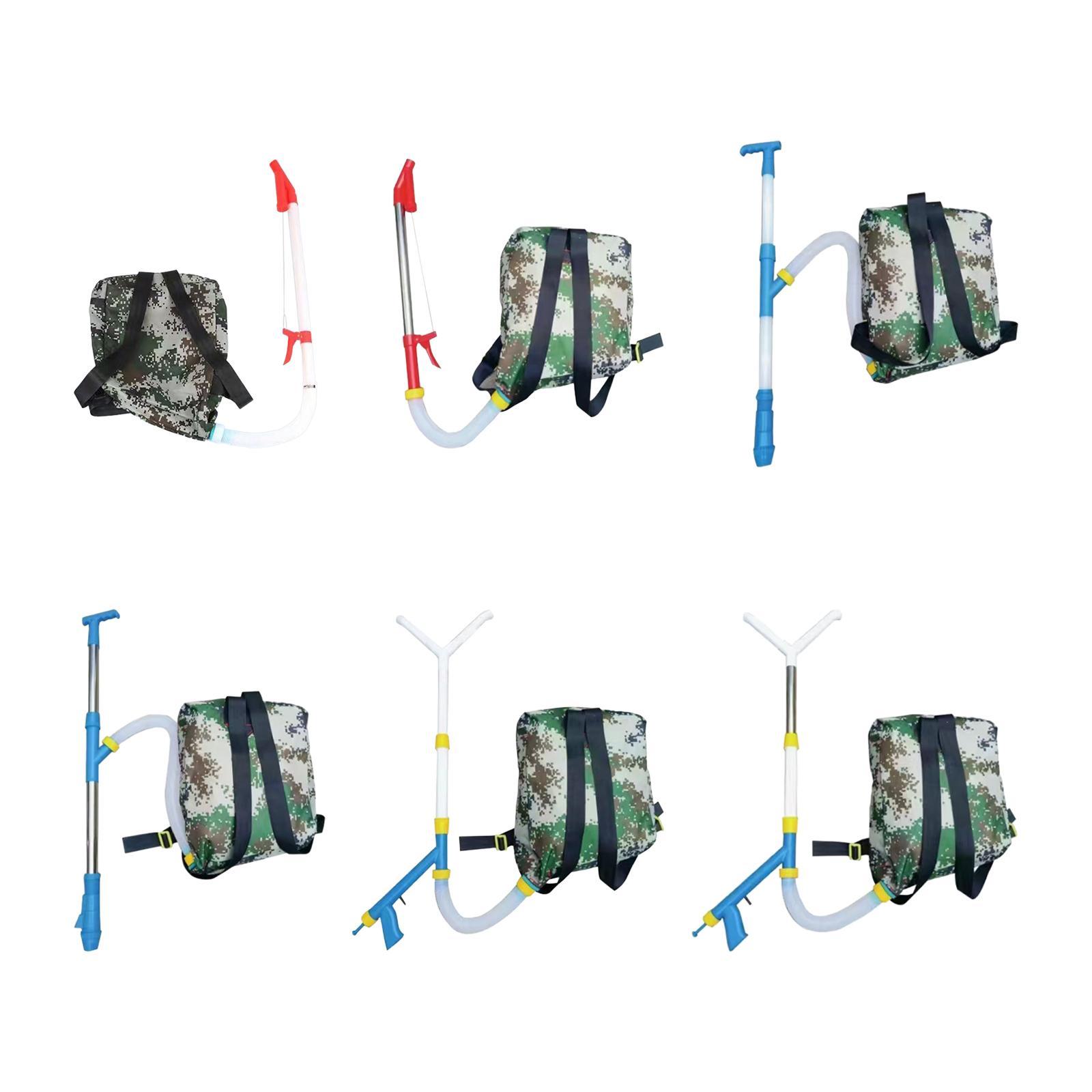 Grass Seed Spreader - Fertilizante Espalhador Handheld Jardinagem com Mochila,