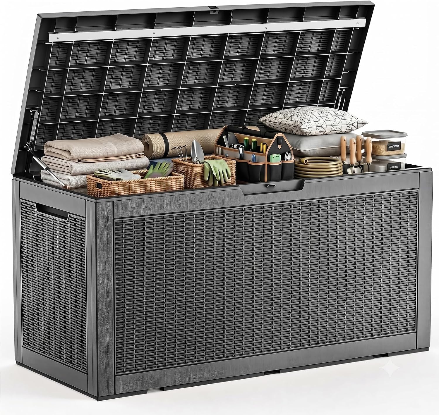Gardening Tools Box - Grande Caixa de Armazenamento Externa Impermeável