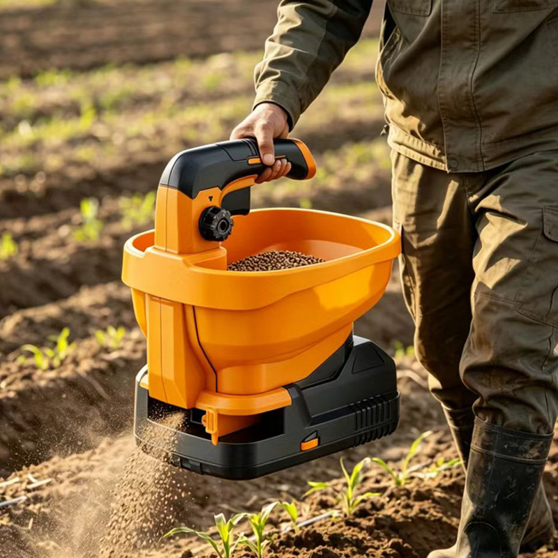 Grass Seed Spreader - Semeadora automática de bateria de lítio,