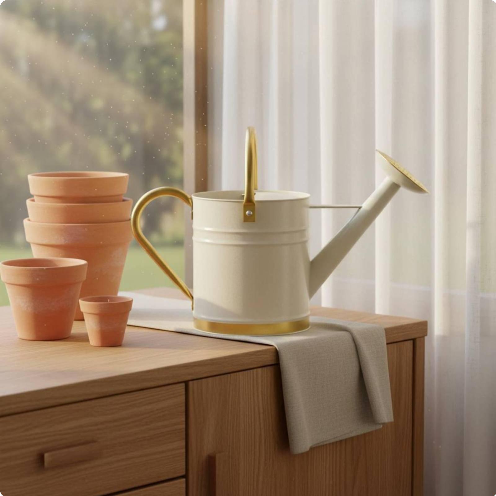 Watering Can Long Spout - Regador de metal à prova de