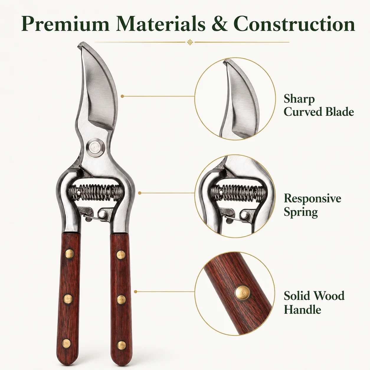 Tesoura de poda de aço inoxidá - Gardening Tools To Cut Branches avaliação e preço
