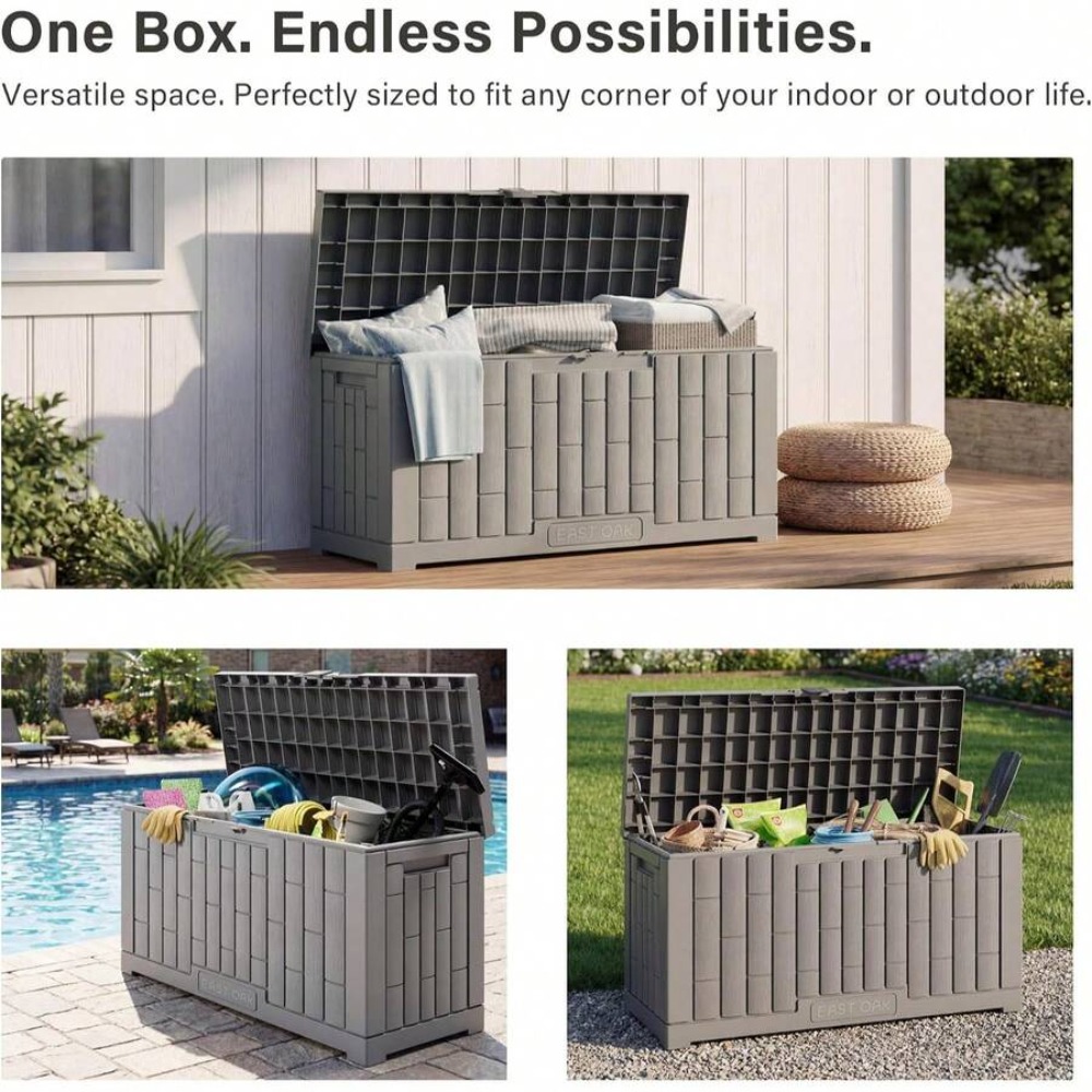 Caixa de Armazenamento Externa - Gardening Tools Box avaliação e preço