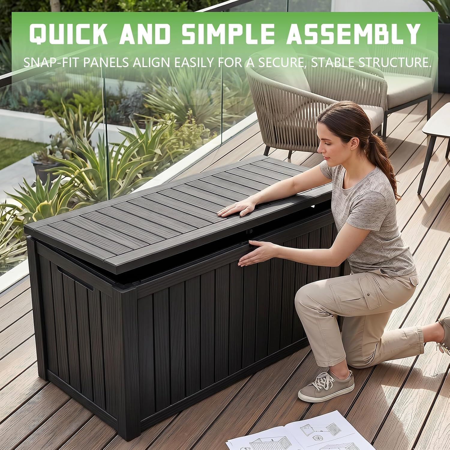 Caixa de Armazenamento de Resi - Gardening Tools Box avaliação e preço