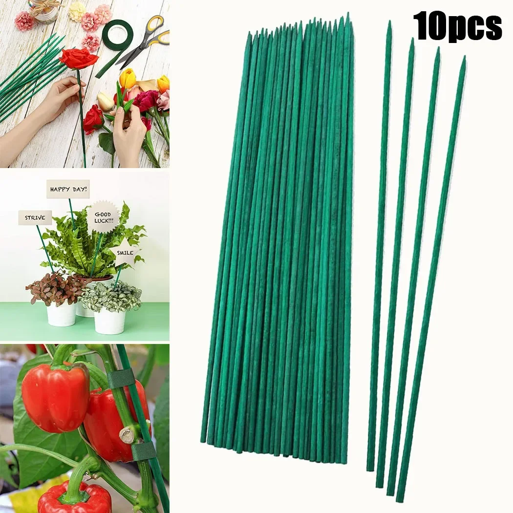 10 pçs 40cm estaca de planta d - Gardening Tools Green avaliação e preço