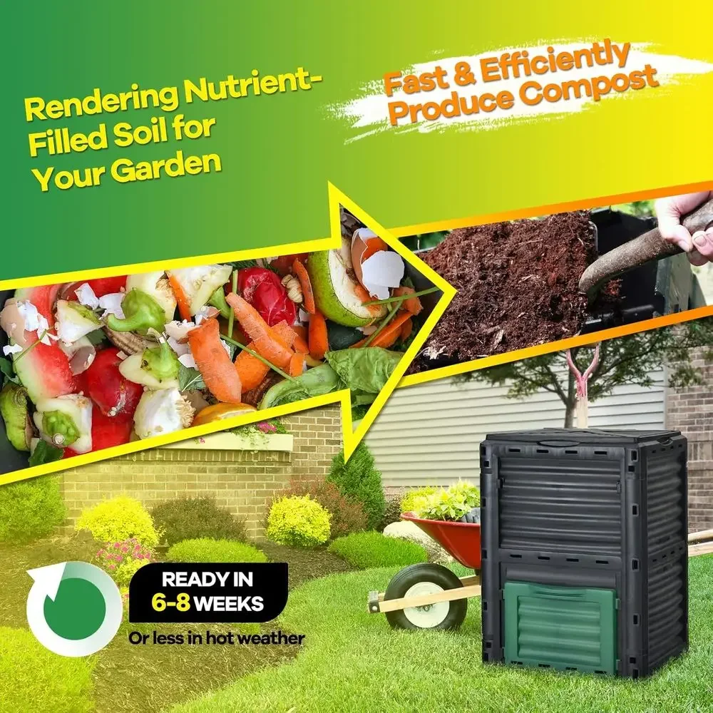 Composteira Externa de 80 Galõ - Compost Bin avaliação e preço
