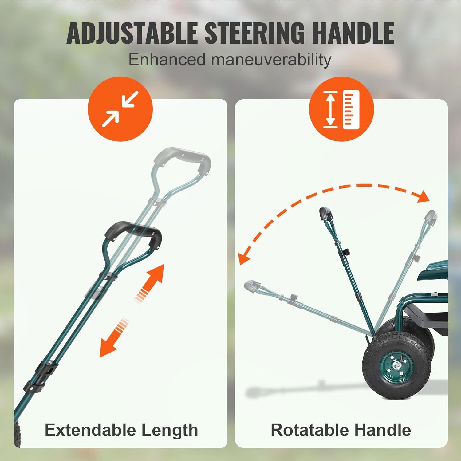 Carrinho de Jardim com Assento - Gardening Tools Green avaliação e preço
