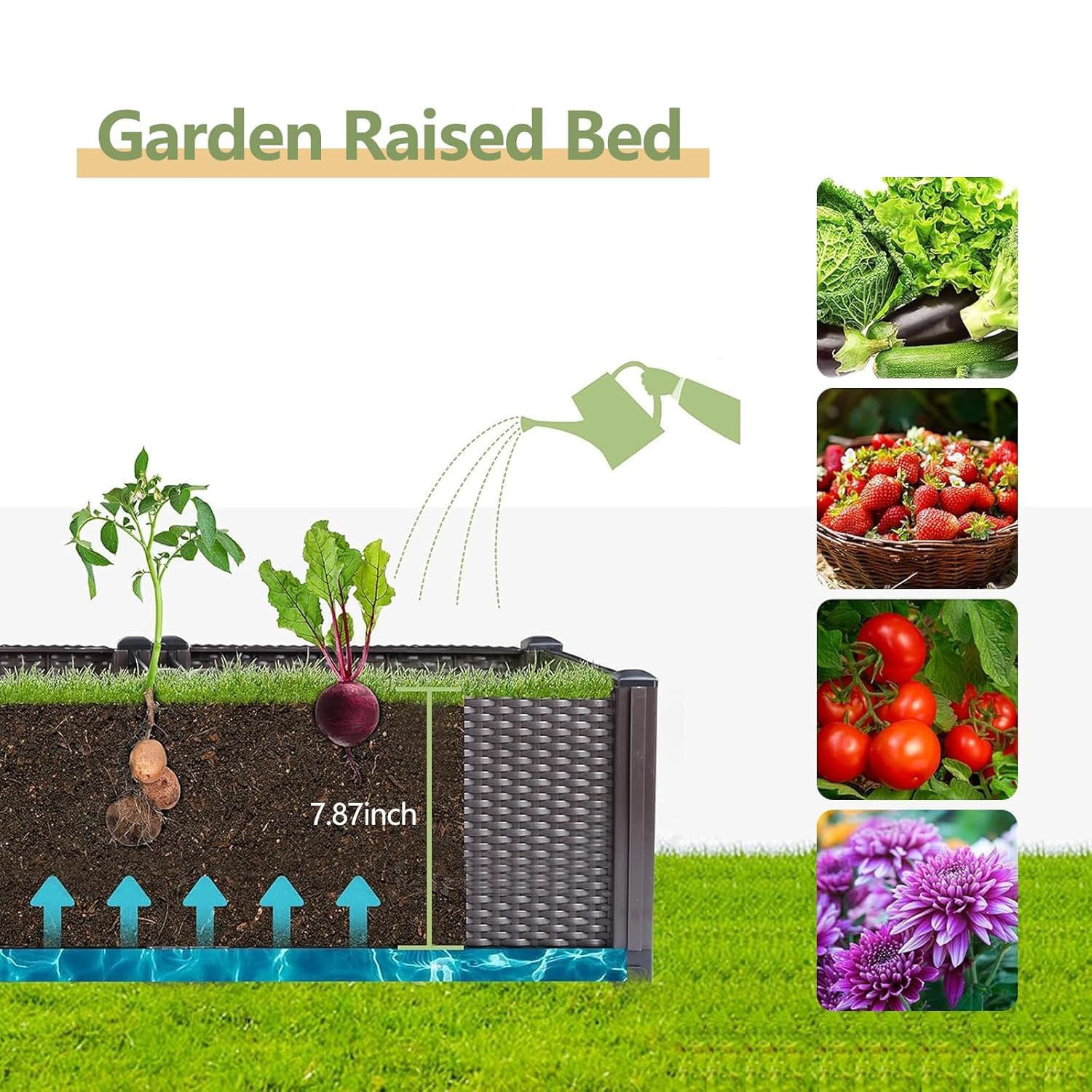 Canteiro Elevado Autoirrigável - Gardening Tools Green avaliação e preço
