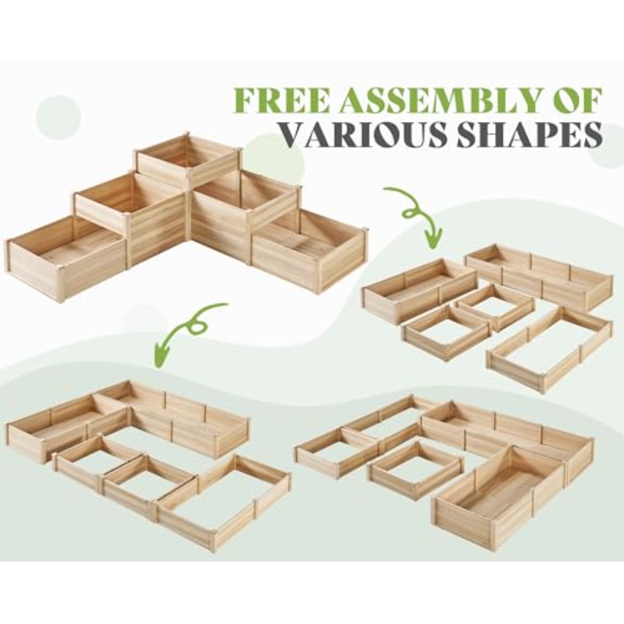 Canteiro Elevado de 3 Níveis p - Gardening Tools Box avaliação e preço