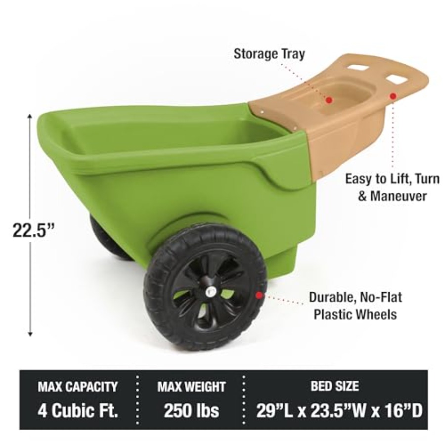 Carrinho de Mão Durável Easy H - Gardening Tools Made In Usa avaliação e preço