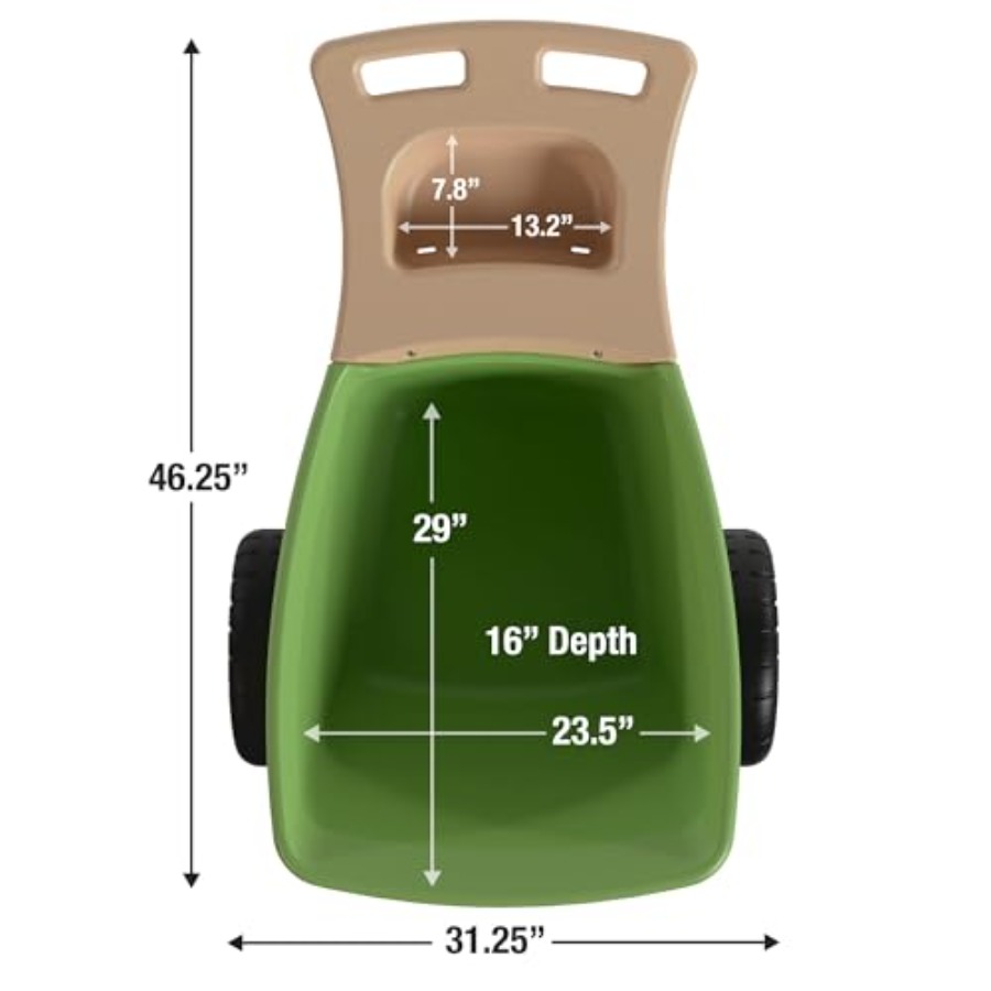 Carrinho de Mão Durável Easy H - Gardening Tools Made In Usa avaliação e preço