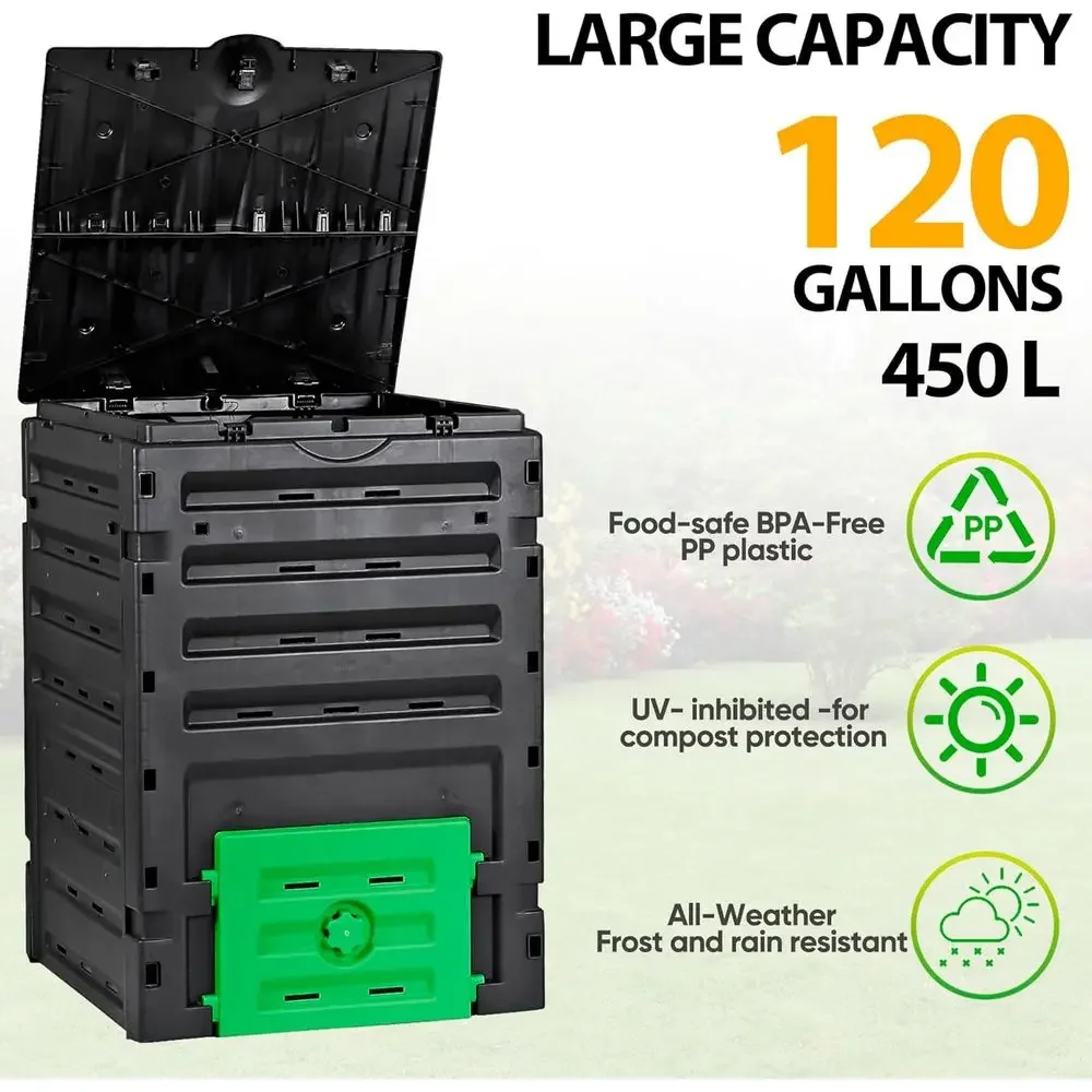 Composteira de Jardim com Capa - Compost Bin avaliação e preço