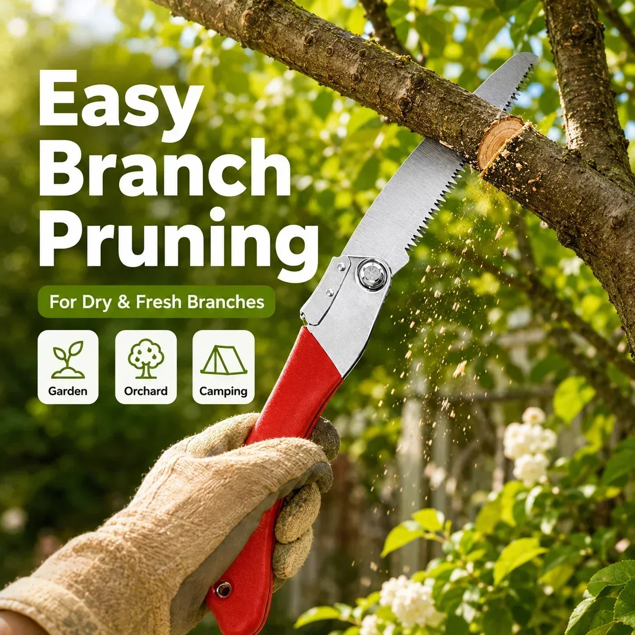 Serra de Poda Dobrável 210mm e - Gardening Tools To Cut Branches avaliação e preço